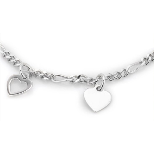 Hanging Open And Close Heart Bracelet - Silver 925 | Modern Style, Elegant Design, Perfect For All Occasions