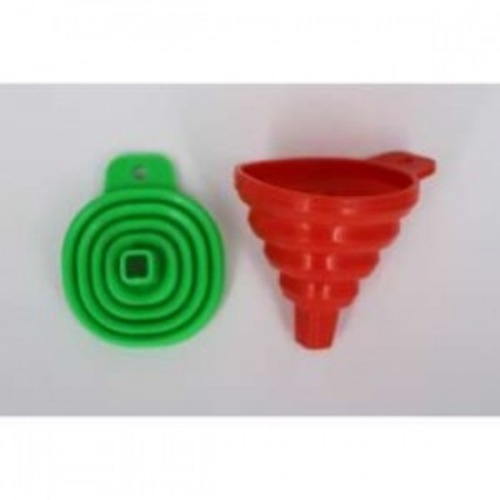 लाल और हरे रंग का प्लास्टिक ऑयल फ़नल Kd-1209 रखें