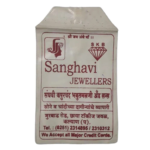 Jewellery Polyester Packaging Pouch - High-quality Pvc, Various Sizes Available, Transparent Design, Soft Material For Scratch Protection