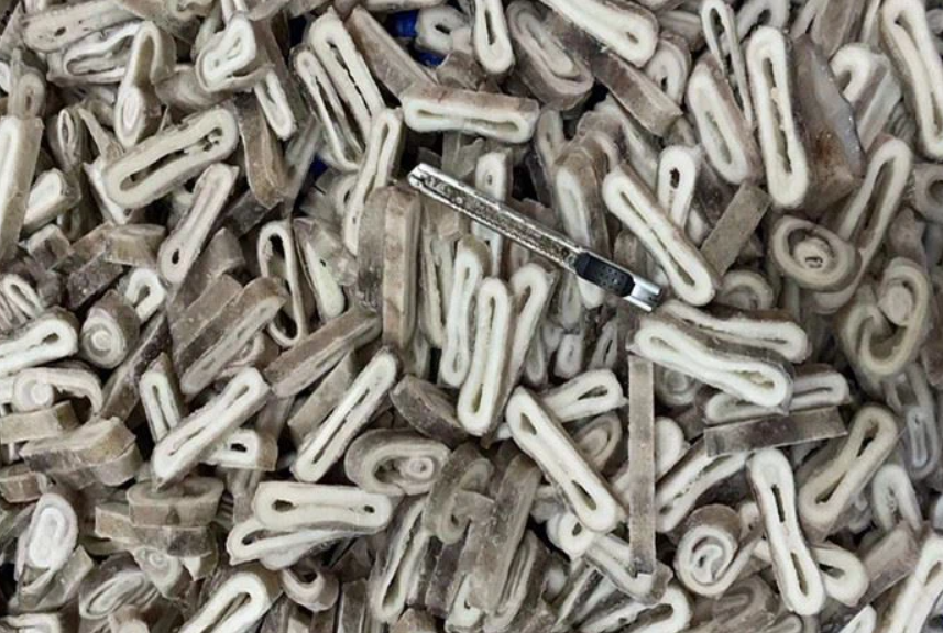 Frozen Illex Squid Flat Ring Packaging: Drum