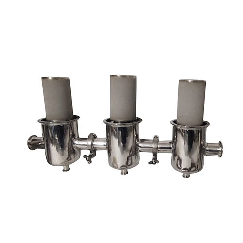Steam Filter Housings - Color: Silver