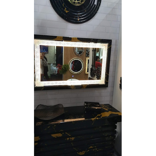 Led Designer Mirror - Material: Glass