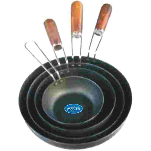 Induction Fry Pan Sets - Various Sizes Available, Black Color For Household Use