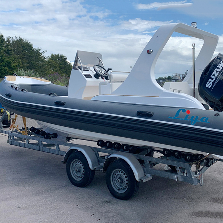 Liya 6.6m Luxury Speed Yacht Rib Inflatable Boat For Sale Capacity: 1664 Kg/hr