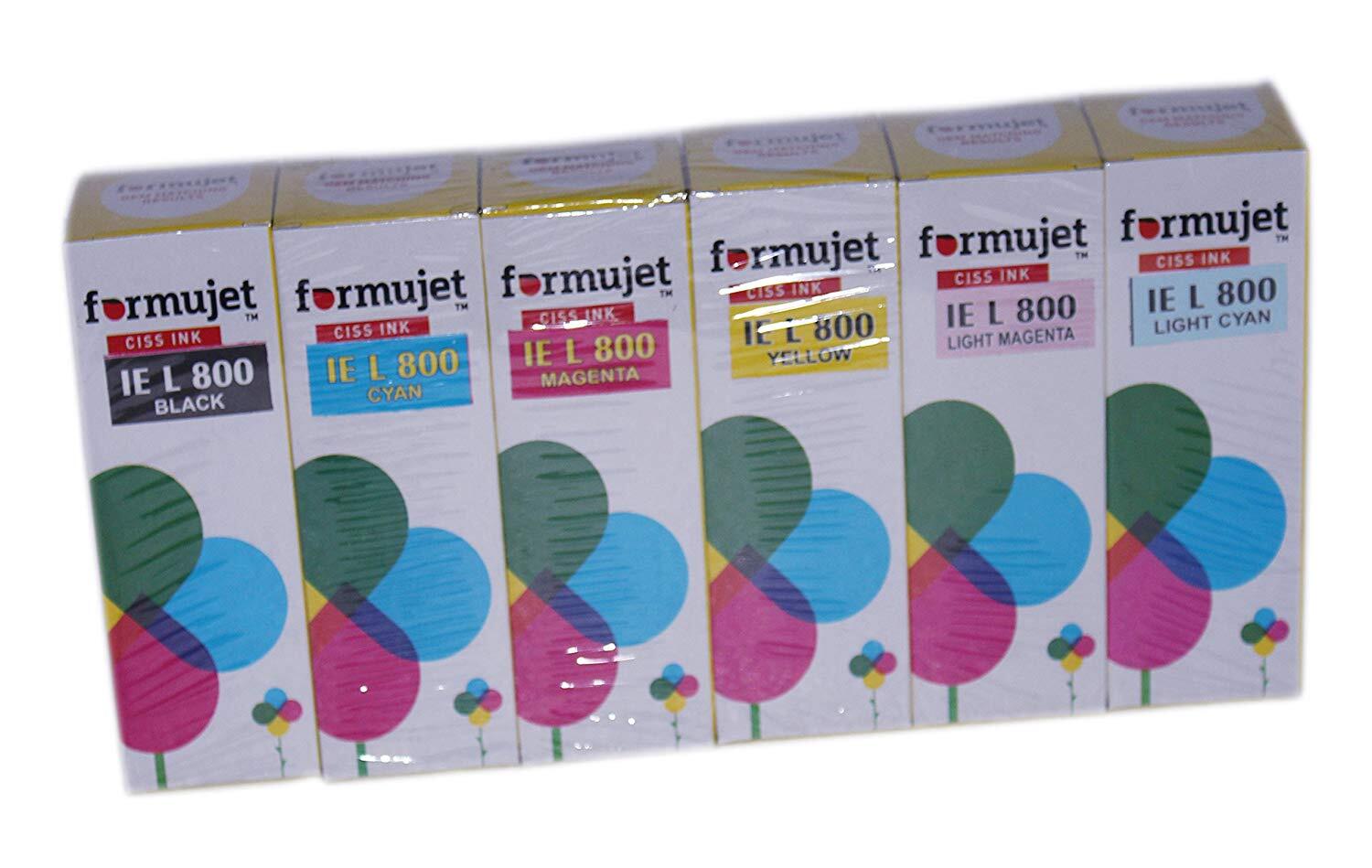 Formujet Ie L800 Ink - Set Of 6 Colors 100 Gm Application: Transfer Printing
