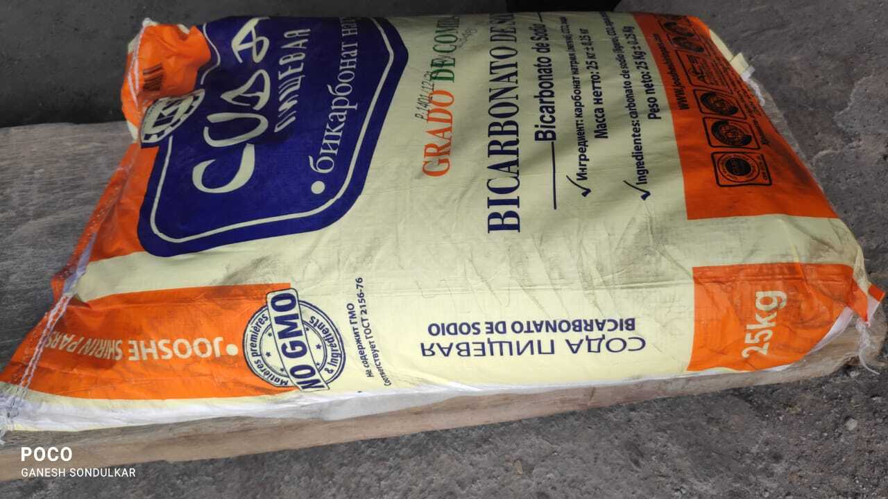 Sodium Bicarbonate - 98% Purity, 4 Lb Powder In White Bottle | Food Grade, Odorless, Ph 8.6, Solubility In Acetone And Methanol