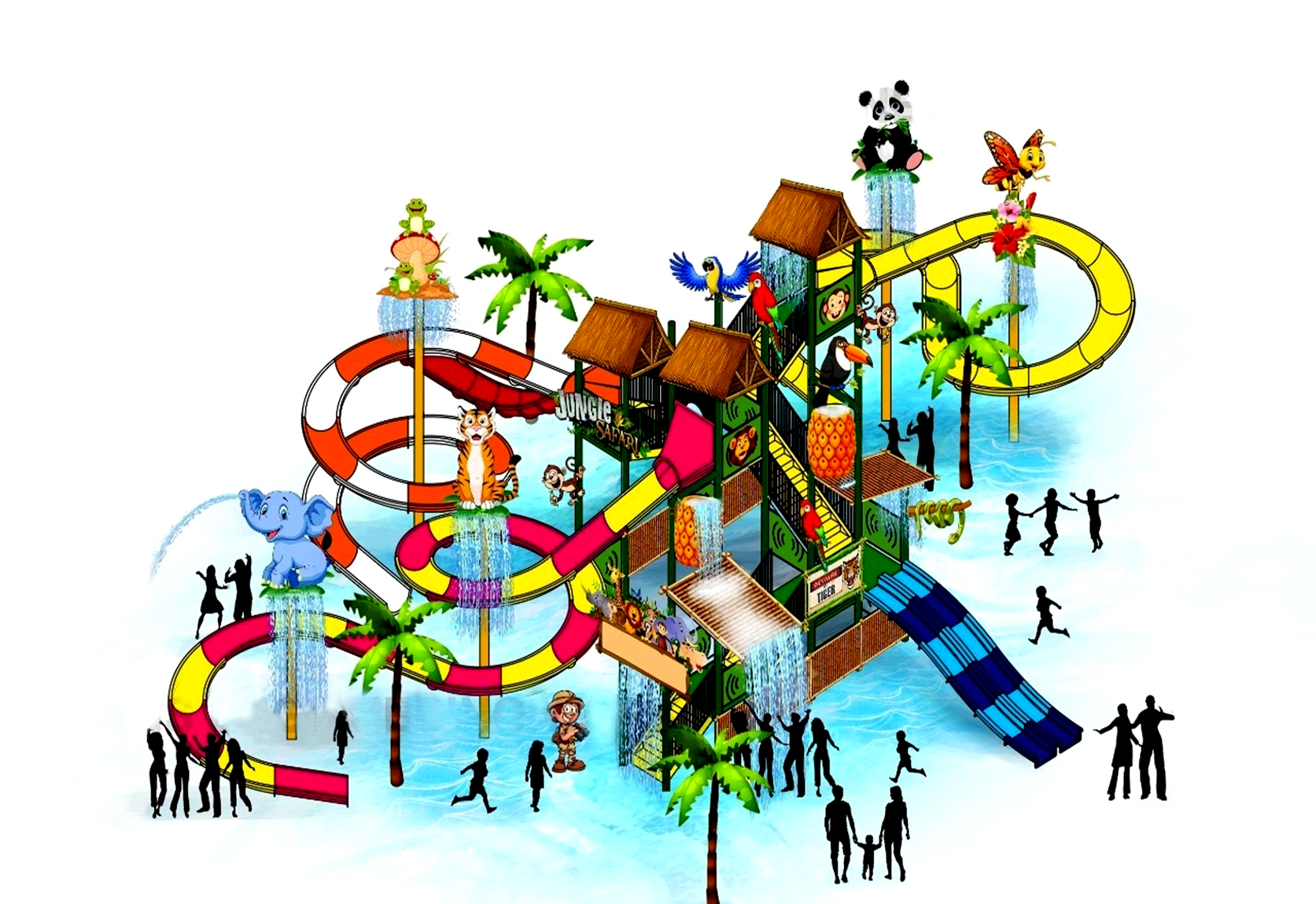 Water Fun Play System - Passenger Capacity: 2-4