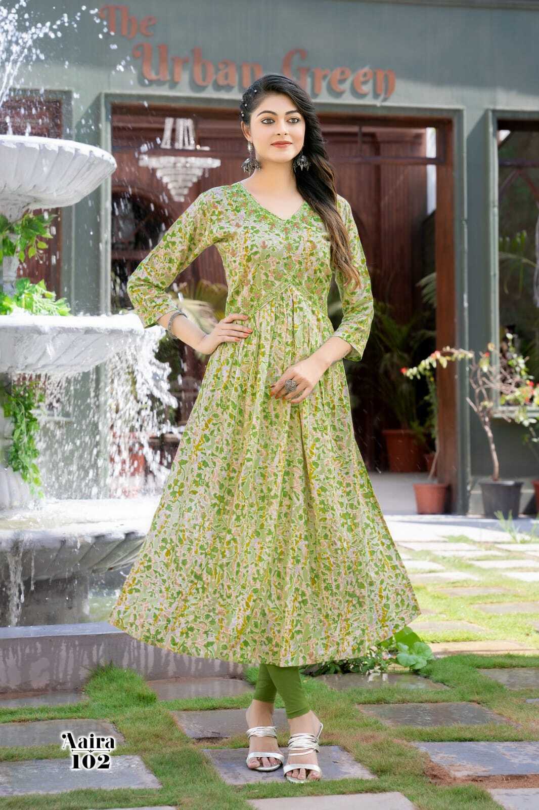 Aliya Cut Embroidered Kurti
