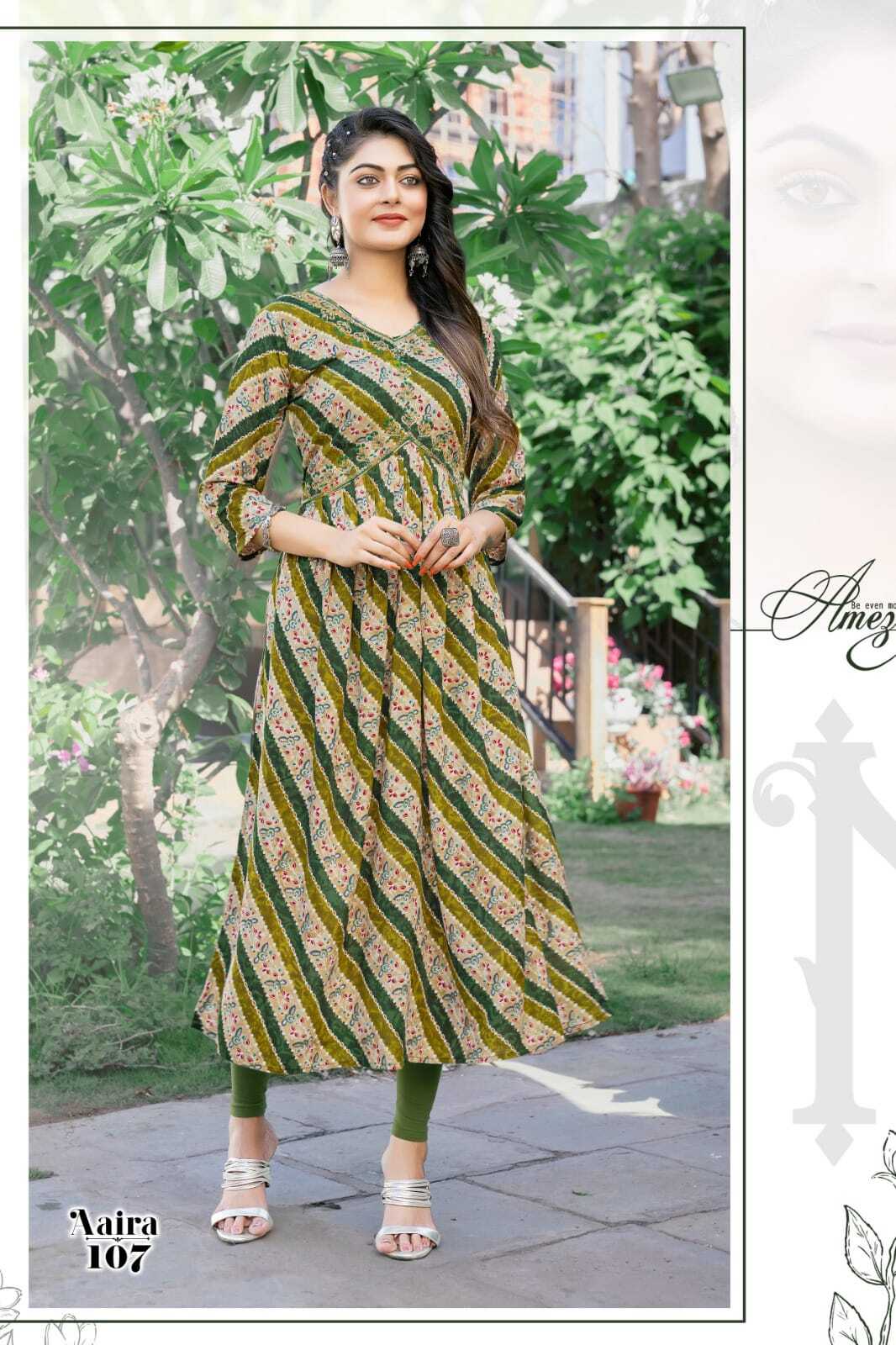 Aliya Cut Embroidered Kurti