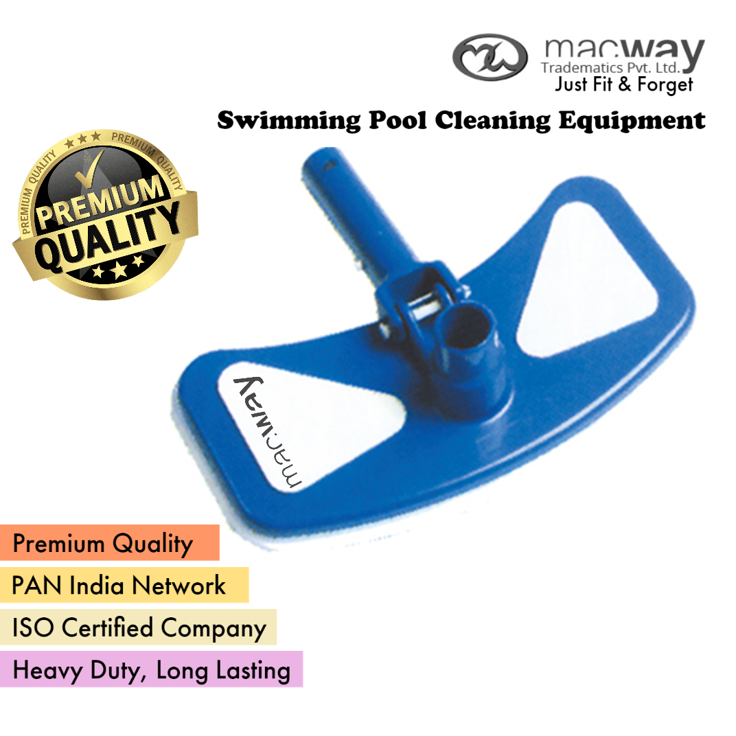 Swimming Pool Brush - Pvc Material, Various Sizes Available, Multiple Colors , Effective For Algae And Stain Removal, 1-year Warranty