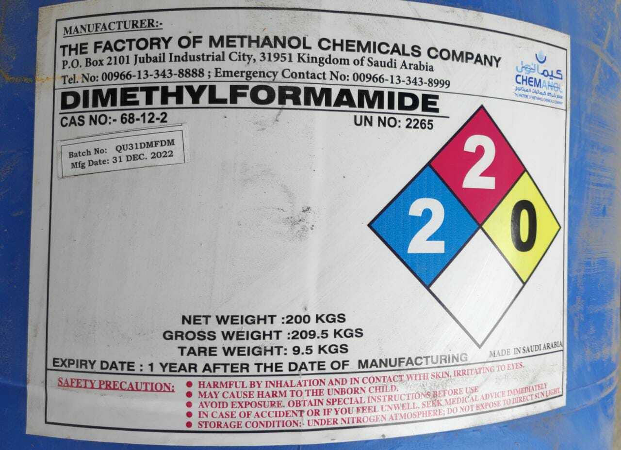 Di Methyl Formamide - Industrial Grade Liquid, 98% Purity Organic Pigment | Versatile Solvent For Chemical Synthesis And Manufacturing Applications