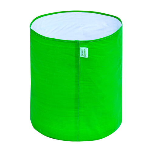 18X18 Inches HDPE Round Grow Bag - Green Color, Glossy Finish | Ideal for Growing Plants in Versatile Garden Environments