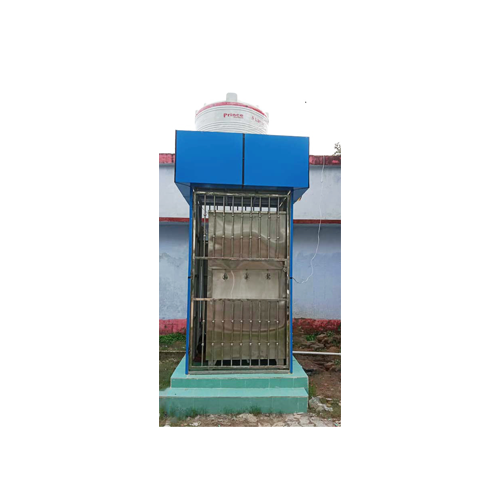 Blue 250 Lph Water Vending Machine Without Coin And Card Operated