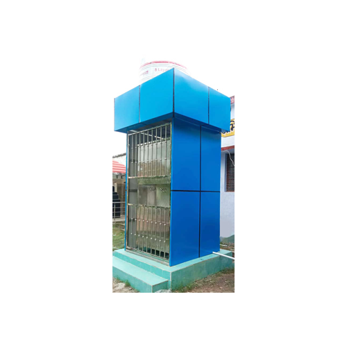 Blue 250 Lph Water Vending Machine Without Coin And Card Operated