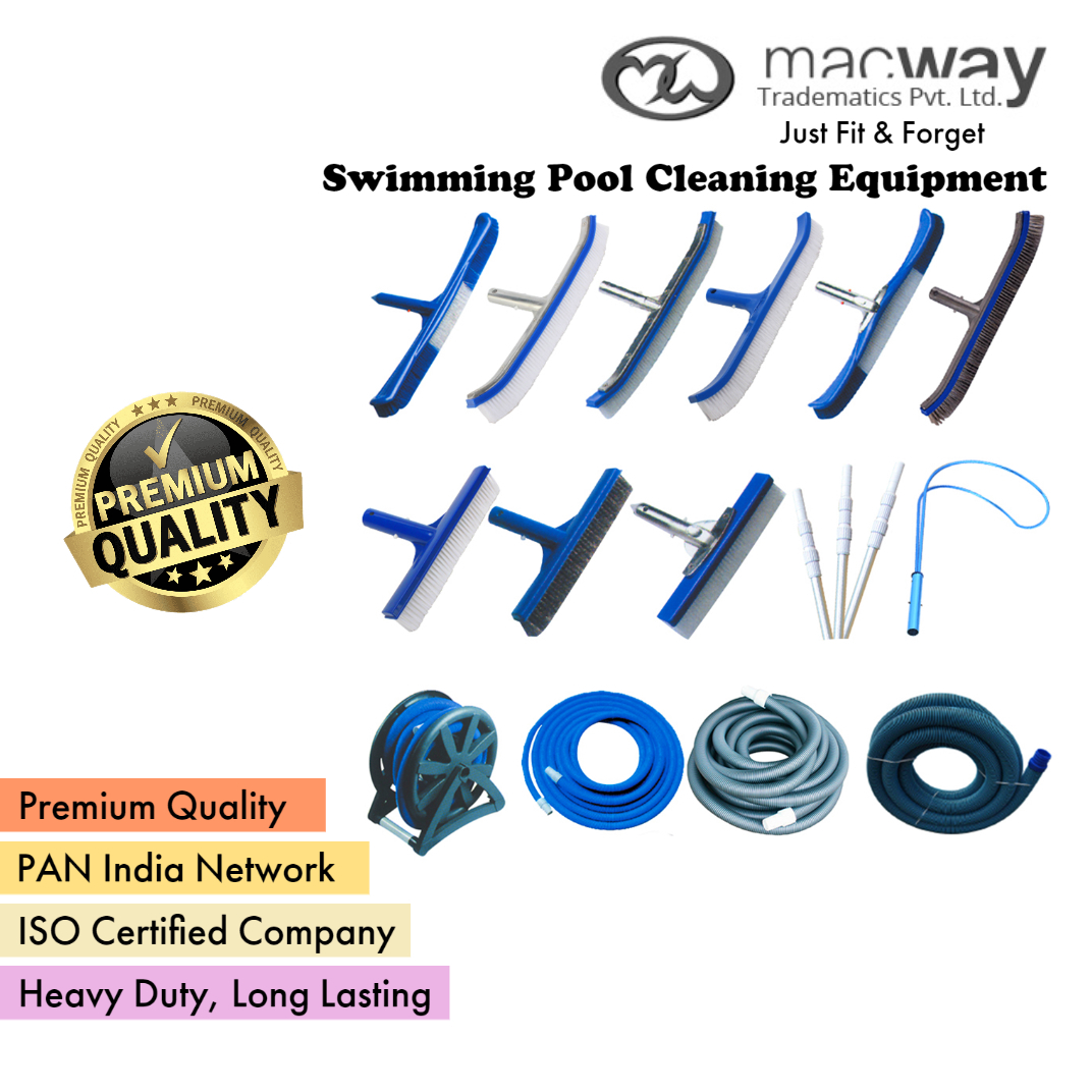 Pool Brush - Pvc Material, Available In Various Sizes & Colors | Generic Shape, 1-year Warranty For Swimming Pool Cleaning