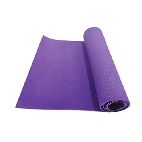 Purple PVC Yoga Mats - High Quality PVC, Customized Sizes Available, Stylish Purple Color | Washable, Non-Slip, Superior Cushioning & Support