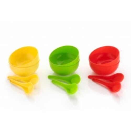 पीला सूप बाउल 6 पीस का सेट