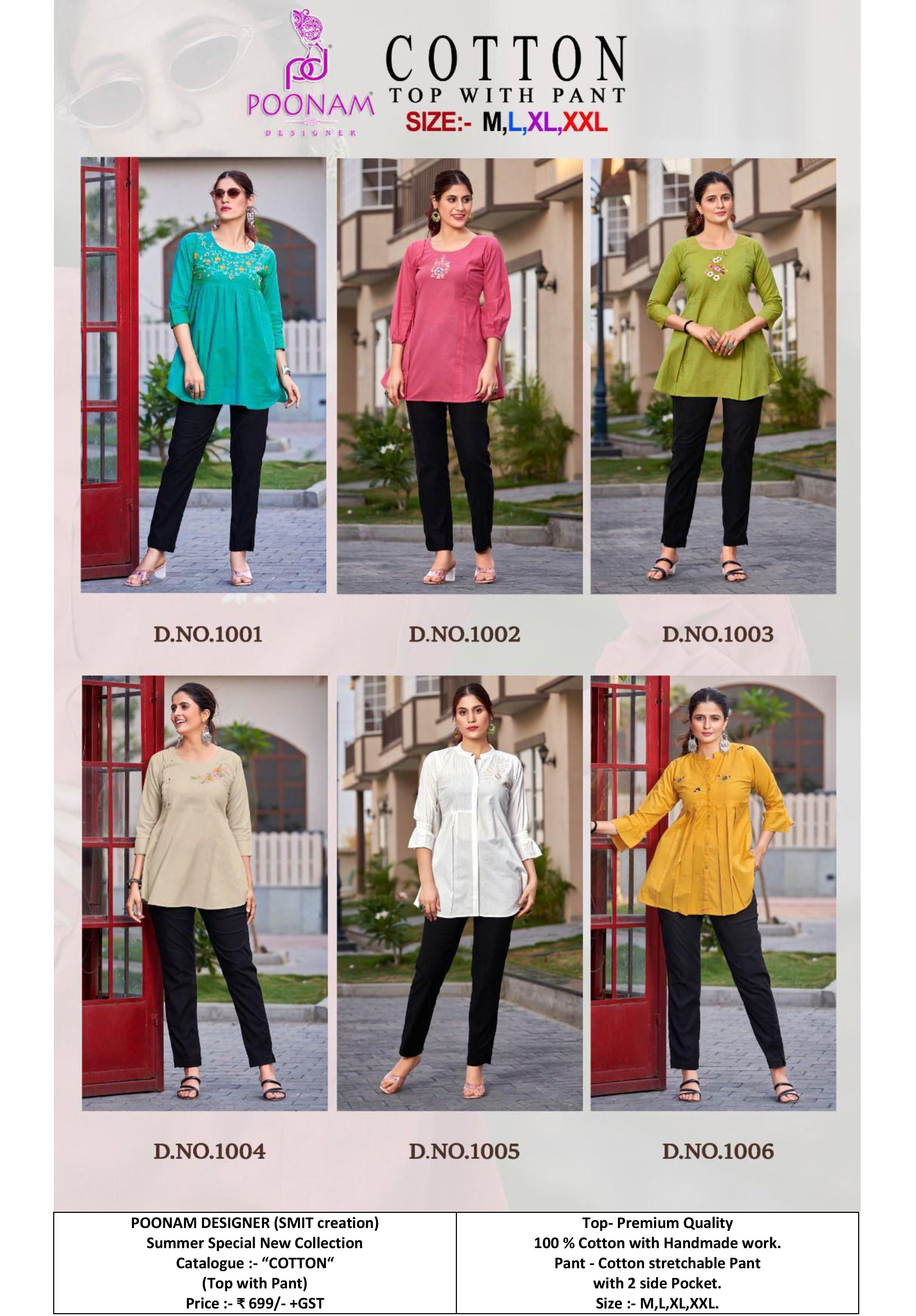 Fancy Tunic Tops With Pant