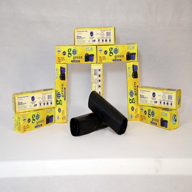 Small 17-19 Garbage Bags - Pe Material, 17x19 Inch, Black Color | Lightweight, Tear-free, Versatile Use In Home, Office, Hotel, And Events