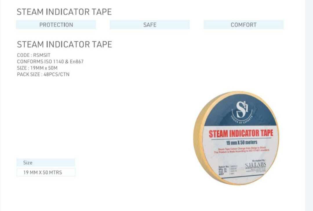 Soft Grip Steam Indicator Tape