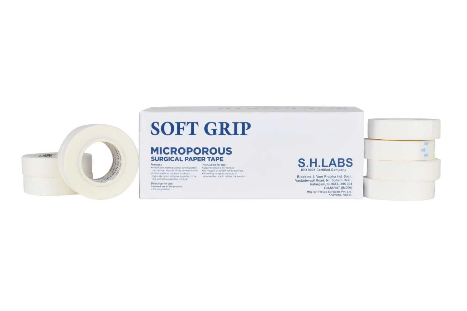 White Soft Grip Paper Tape