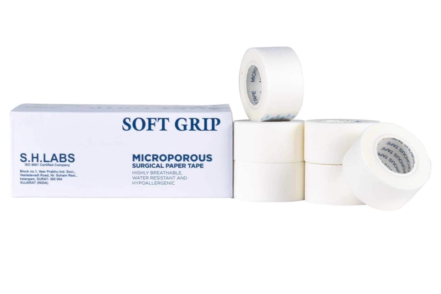 White Soft Grip Paper Tape