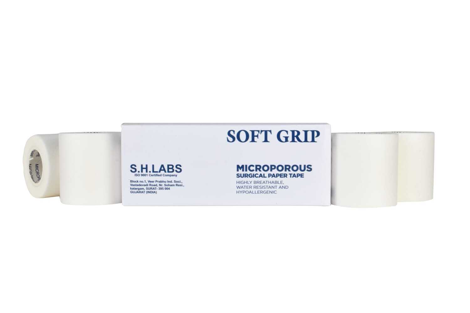 White Soft Grip Paper Tape