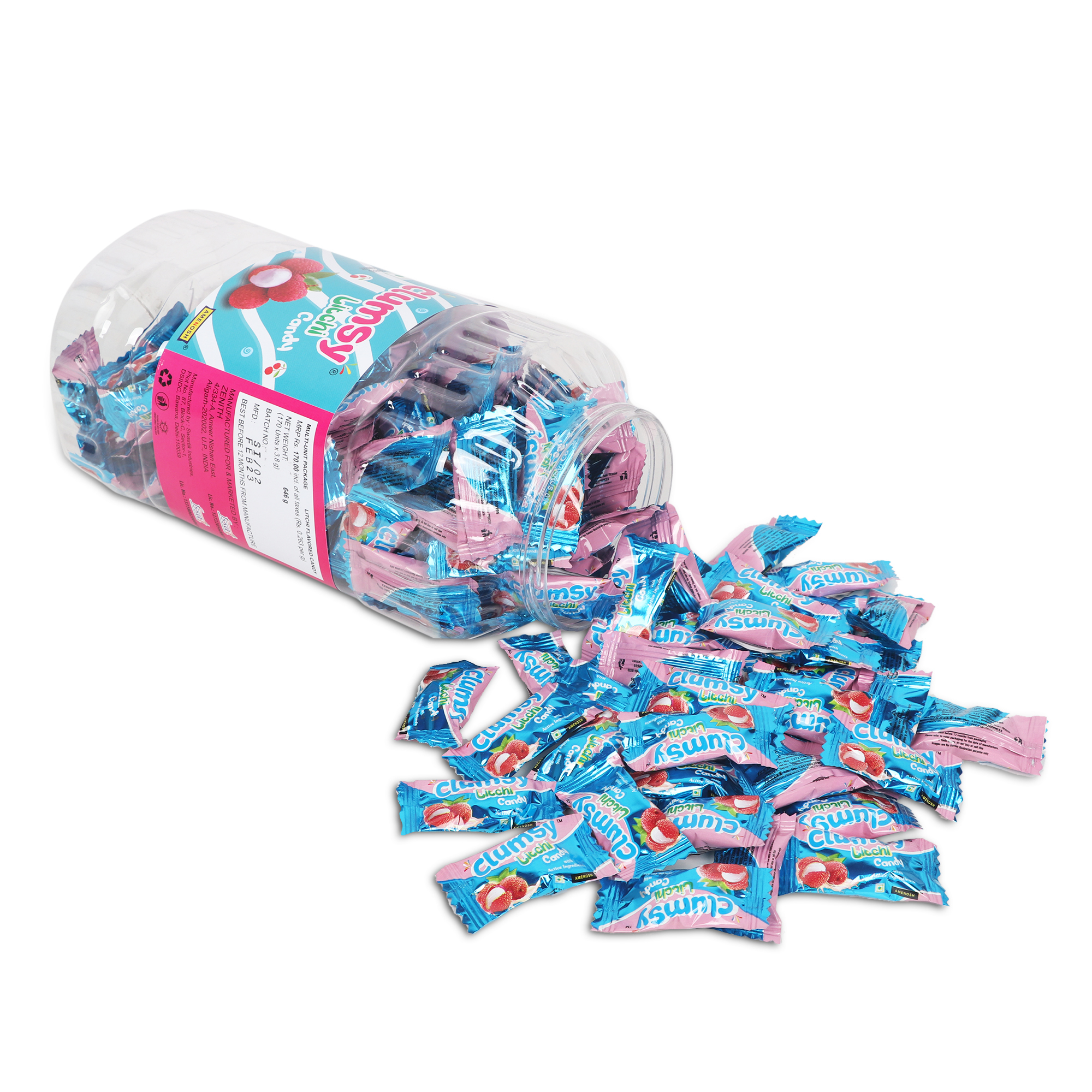 Sweet Clumsy Litchi Flavored Candy