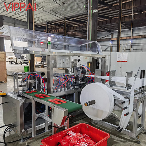 Vpd-250d High Speed Wet Wipes Machine - Stainless Steel, Semi-automatic Operation, Warranty Included
