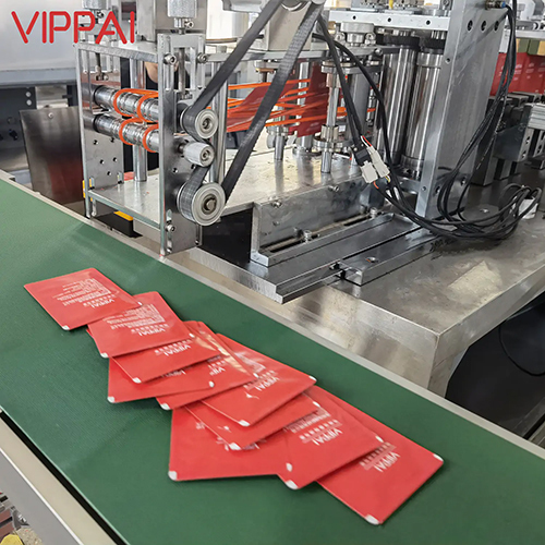 Stainless Steel Vpd-250c Single Sachet Rounded Wet Wipes Machine