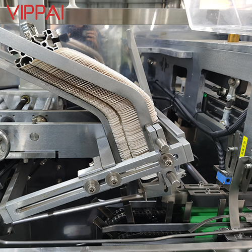 Semi-automatic Vpd120 Sanitary Napkin Alcohol Pads Carton Cartoning Box Packing Machine