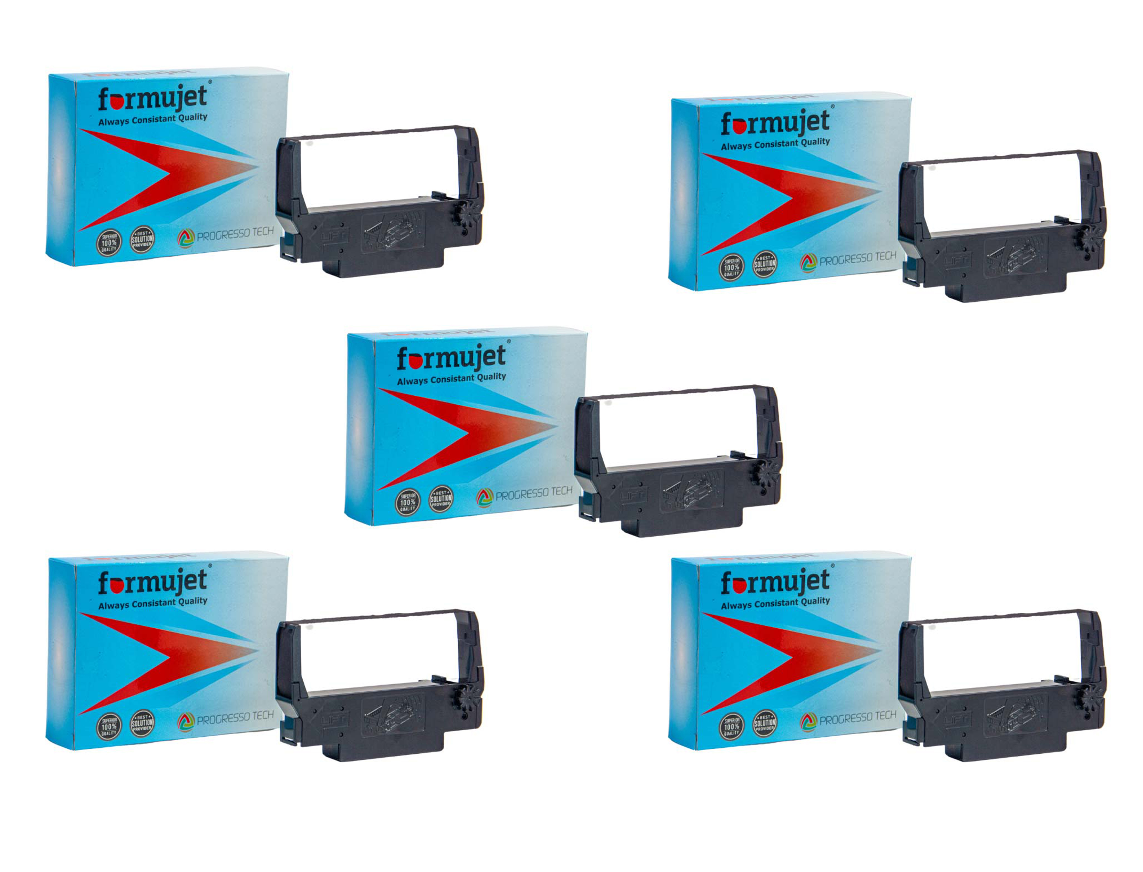 Black Formujet Ep Erc 38 Purple Catridge Ribbon Compatible For Epson