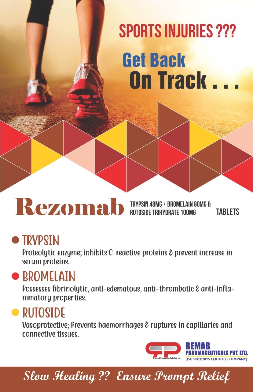 Tripsin 48mg And Bromelin 90 Mg And Rutoside Trihydrate 100 Mg General Medicines