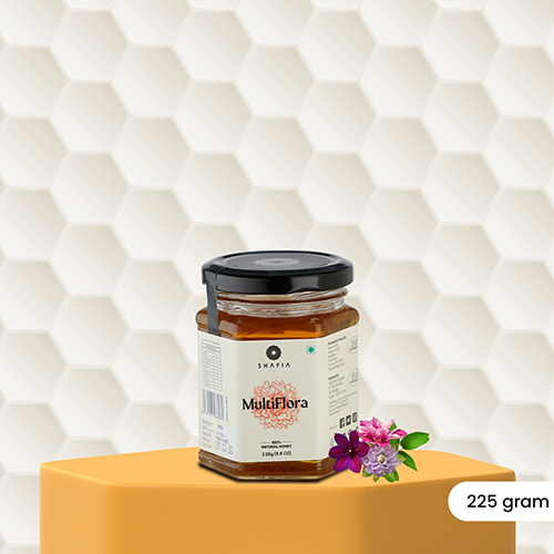 Multi Flora Honey - First Class Natural Honey, 18-month Shelf Life, 19% Moisture, Elongated Block Piece Packaging