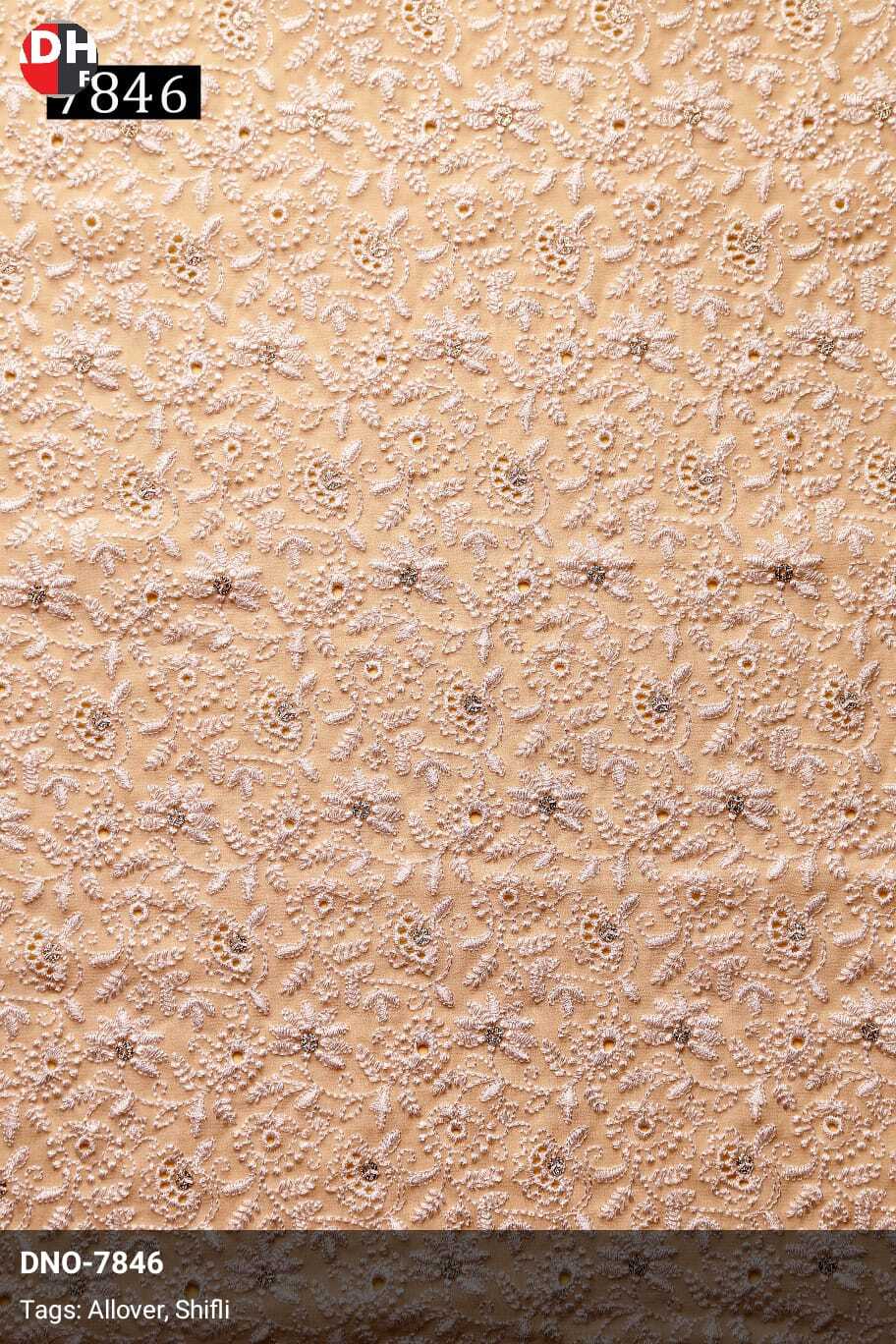 Golden Allover Embroidery Fabric With Sequins: The Newest Trend In Fashion