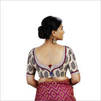 मल्टीकलर अप्रैल 383A ब्लाउज