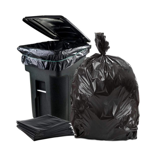 विभिन्न उपलब्ध काला कचरा बैग
