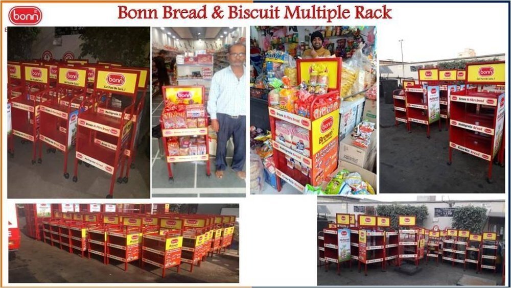 Harvest Gold Bread Display Stand Capacity: 100 Kg/hr
