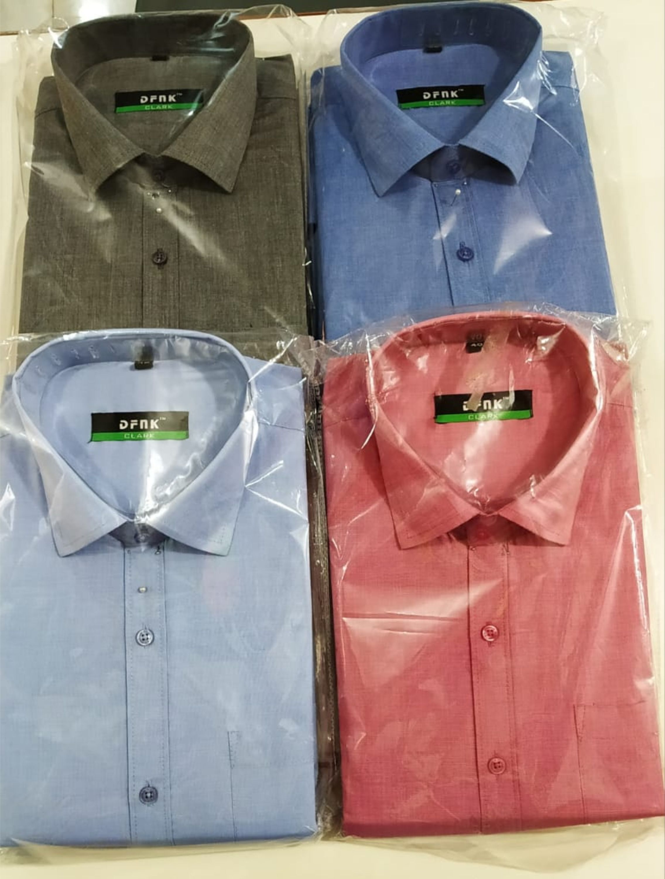 Executive Shirt - Cotton, All Sizes, Multicolor | Customizable Logo For Formal Occasions