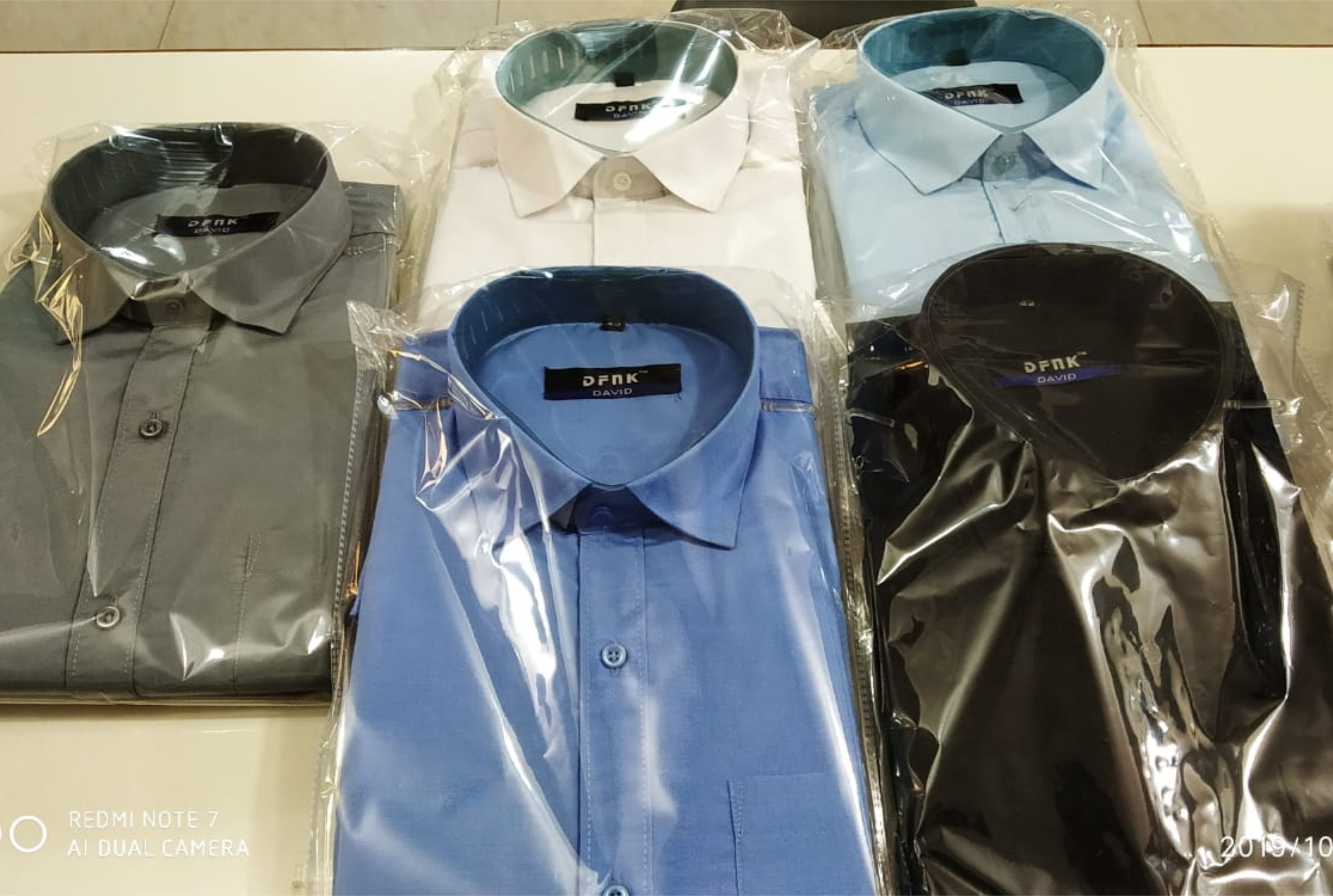Executive Shirt - Cotton, All Sizes, Multicolor | Customizable Logo For Formal Occasions