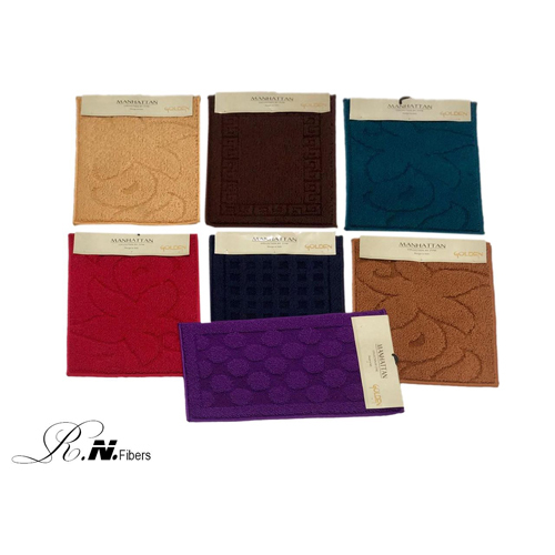 Soft Bath Mat - Cotton Material, Available In Different Sizes | Modern Printed Design, Washable Feature