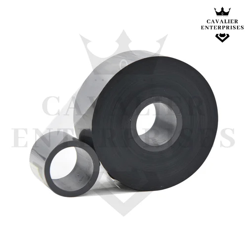 Tto Ribbons - Plastic Material, Available In Various Sizes, Black Color | Durable, Waterproof, Ideal For Barcode Printing