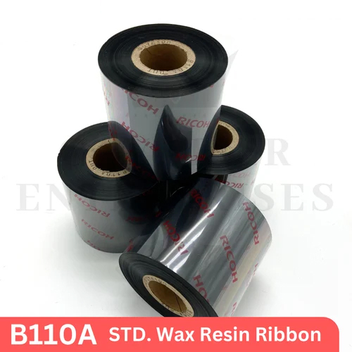 B110a Ricoh Wax Ribbon Application: Printing Industry