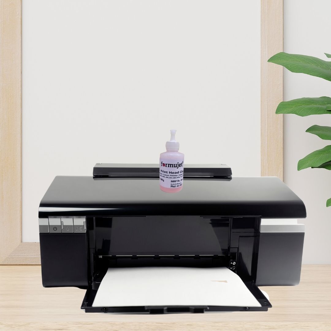Formujet Printhead Cleaning Solution 100g (Pink) - Digital Ink , User Friendly For Epson Printers With Full Instructions, Effective For Clogged Printheads