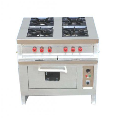 ओवन के साथ 4 बर्नर रेंज आवेदन: कमर्शियल