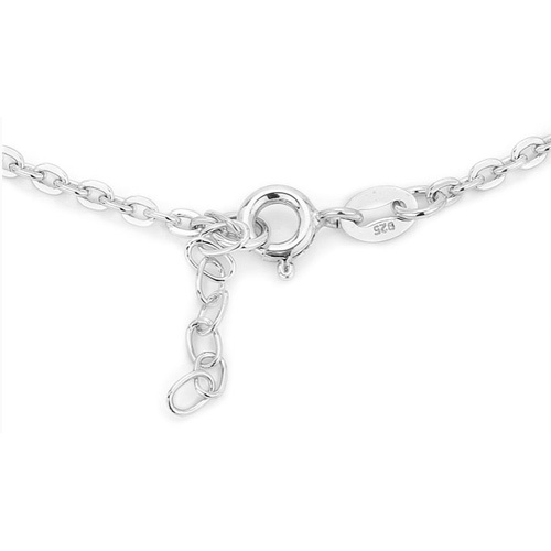 Hanging Shell And Natural Beads Silver Anklet Size: Customized