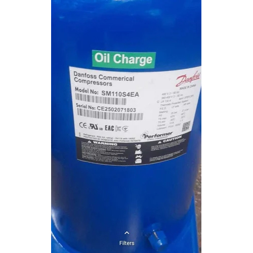 Danfoss Scroll Compressor - Color: Blue