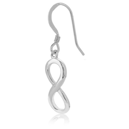 Infinity Silver Earrings