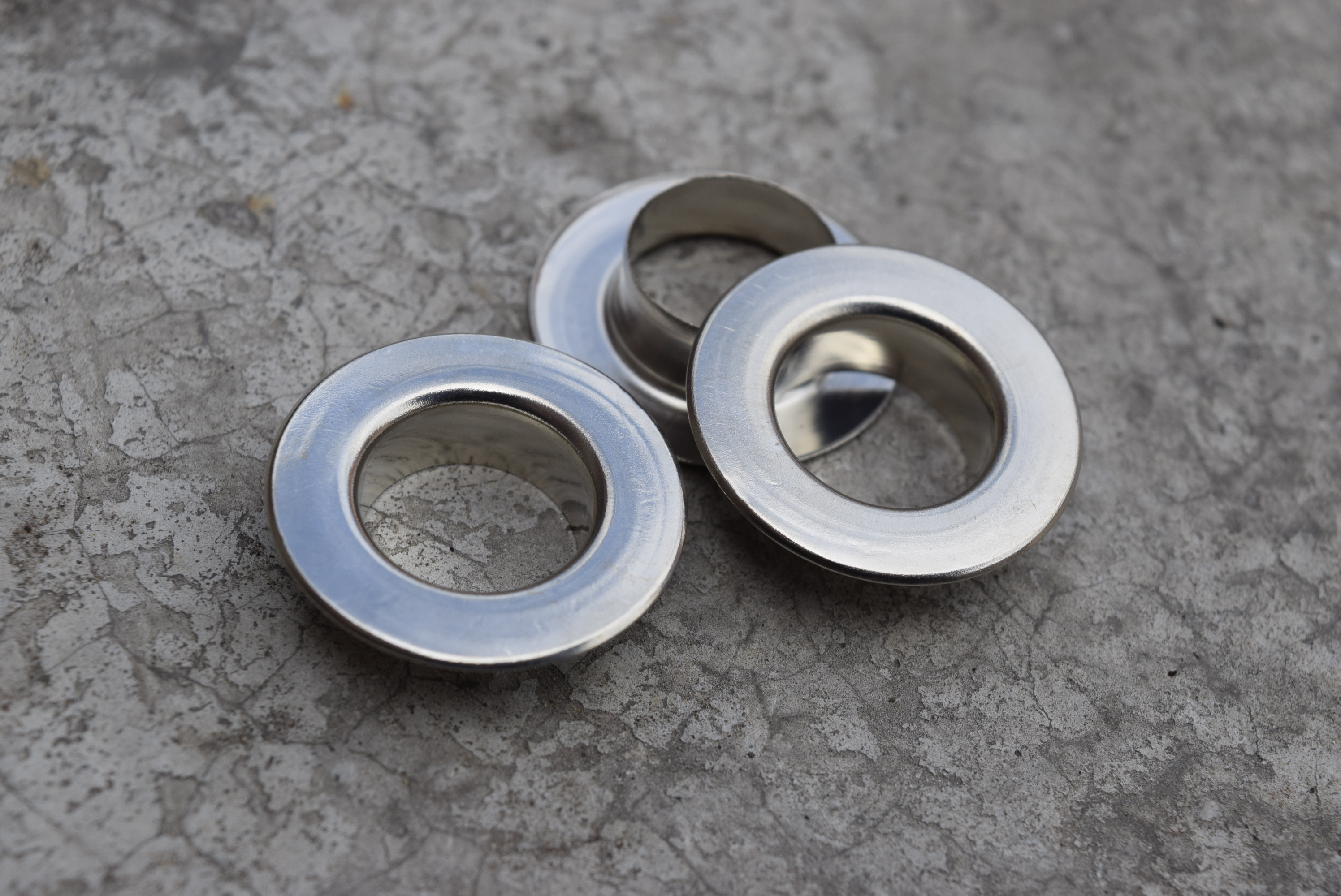 Eyelet Fasteners - Metal Brass, All Sizes, Nickel/gold/antique/black/nkl Plating, Round Shape