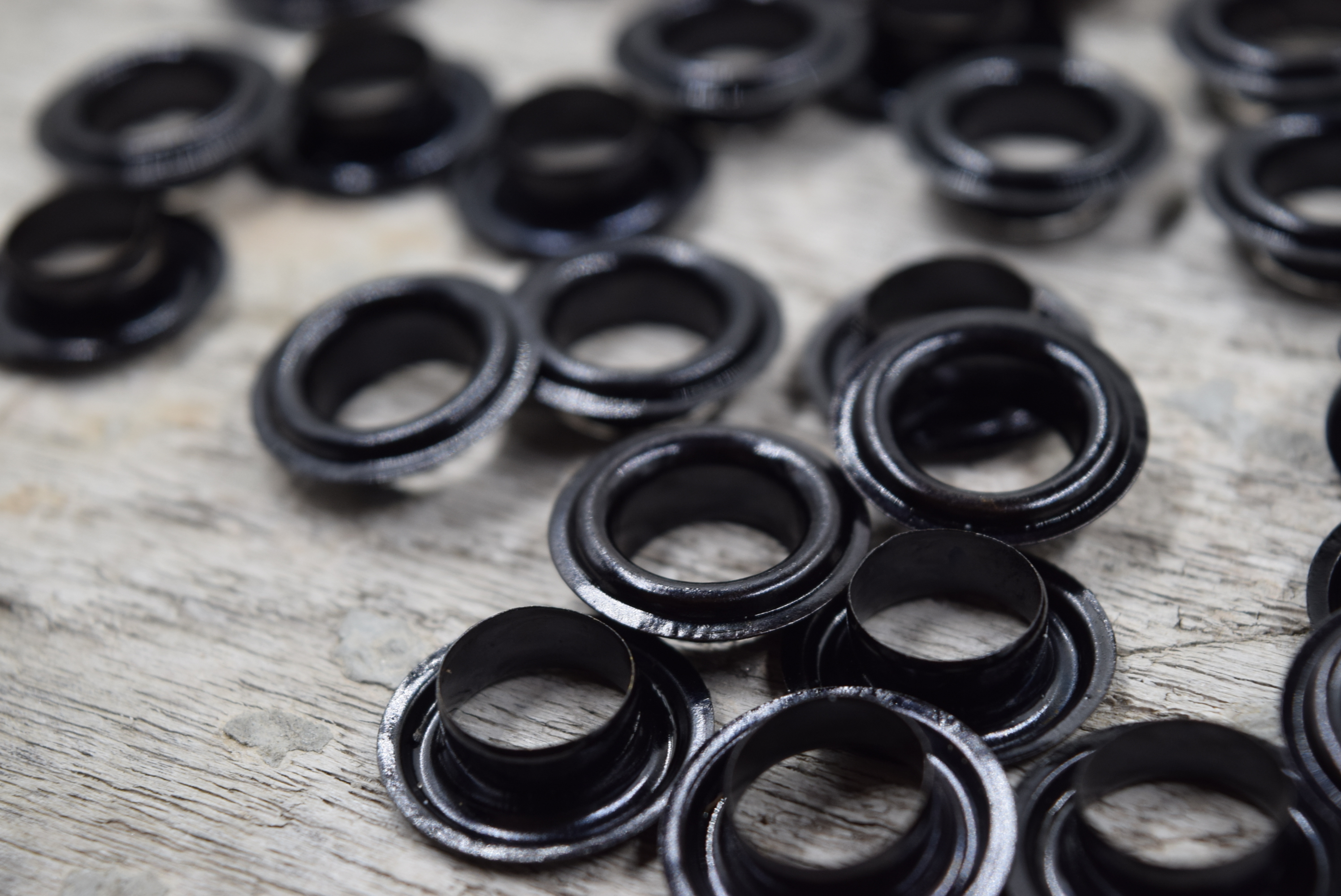 Eyelet Fasteners - Metal Brass, All Sizes, Nickel/gold/antique/black/nkl Plating, Round Shape